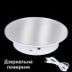 Поворотний стіл для предметної зйомки і 3D фото Heonyirry C366, діаметр 20 см, білий дзеркальний