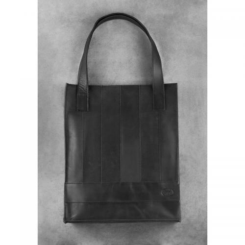 Шкіряна жіноча сумка BlankNote Бетсі Чорна (BN-BAG-10-g-kr)