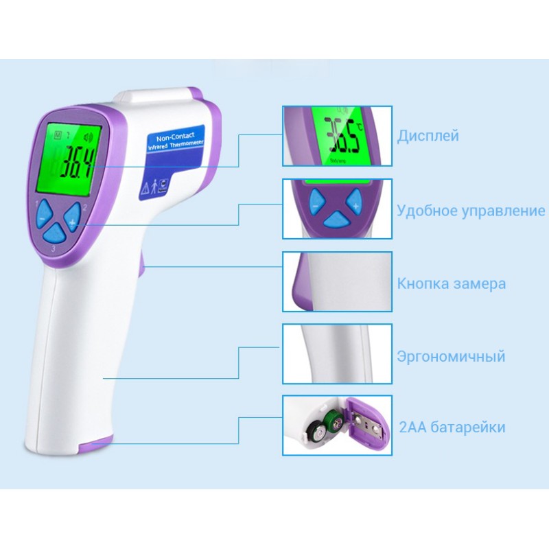 Термометр інфрачервоний безконтактний дитячий електронний градусник IT-100 Non-contact цифровий вимірювач температури