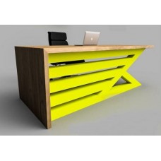 Офісний стіл у стилі Loft NS-1297 780x1300x600 мм Желтый