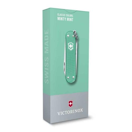 Ніж-брелок Victorinox Classic SD 58 мм, 5 функцій, Зелений (0.6221.221G) Ніж-брелок Victorinox Classic SD 58 мм, 5 функцій, Зелений (0.6221.221G)