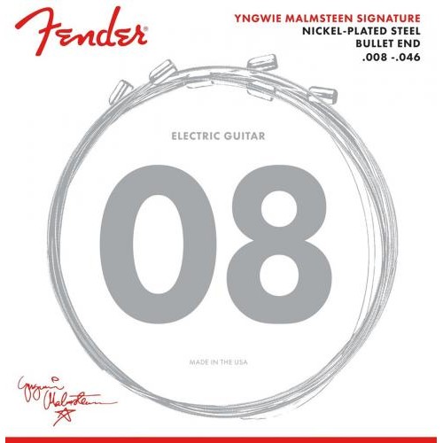 Струни для електрогітари Fender 3250YM Yngwie Malmsteen Signature Nickel-Plated Steel Electric Guitar Strings 8/46 Струни для електрогітари Fender 3250YM Yngwie Malmsteen Signature Nickel-Plated Steel Electric Guitar Strings 8/46