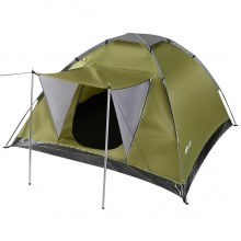 Намет Enero Traveller для 4 осіб 200 x 200 x 115 см Хакі (1047102)