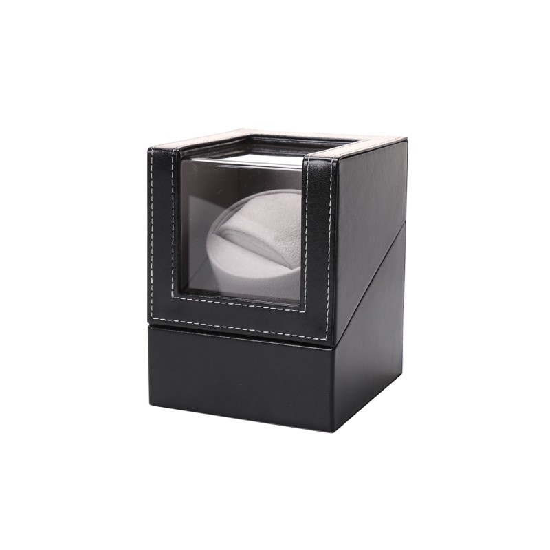 Шкатулка Craft для підзаводу 1 годинника W/PU/125/B Чорний