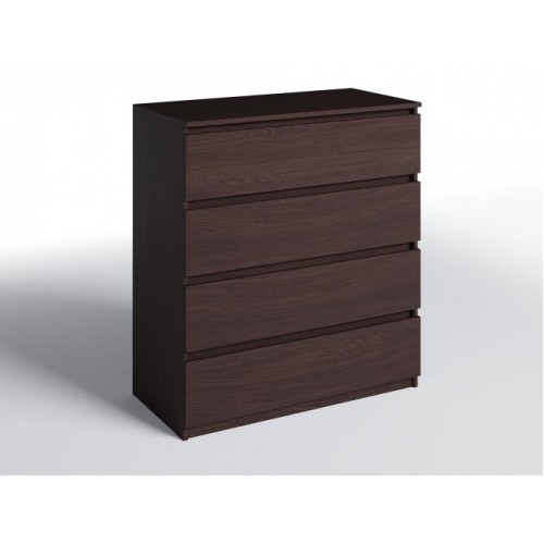 Комод з 4-ма ящиками Меблева Площа Венге 80х40х100 см Комод з 4-ма ящиками Меблева Площа Венге 80х40х100 см