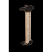 Кігтеточка (дряпка) Мур-Мяу кутова зовнішня в джутовому мотузку Бежева Кігтеточка (дряпка) Мур-Мяу кутова зовнішня в джутовому мотузку Бежева