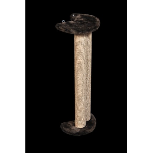 Кігтеточка (дряпка) Мур-Мяу кутова зовнішня в джутовому мотузку Бежева Кігтеточка (дряпка) Мур-Мяу кутова зовнішня в джутовому мотузку Бежева