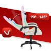 Комп'ютерне крісло Hell's HC-1003 LED RGB White