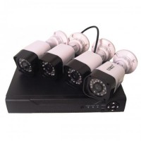 Комплект DVR реєстратор 4-канальний та 4 камери DVR CAD D001 KIT
