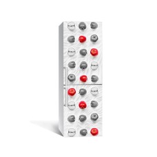 Наклейка на холодильник Zatarga «Яблучний урожай» 650х2000 мм вінілова 3Д наклейка декор на кухню