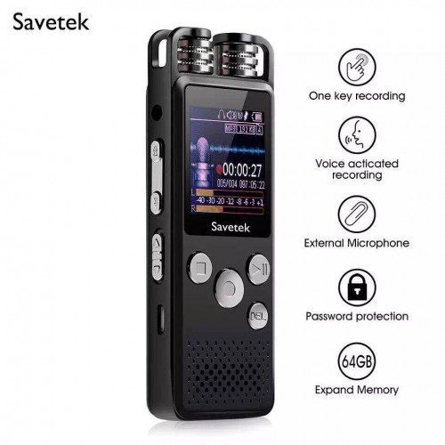 Професійний цифровий диктофон Savetek GS-R07 16 Гб