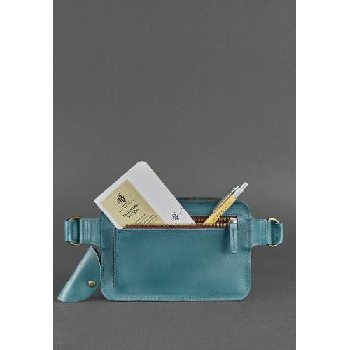 Сумка поясна BlankNote DropBag mini Бірюзовий (BN-BAG-6-malachite) Сумка поясна BlankNote DropBag mini Бірюзовий (BN-BAG-6-malachite)