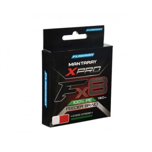 Шнур FLAGMAN MANTARAY XPRO FEEDER BRAID X8 Moss Green 0.13мм / 150м (MXPB013) в інтернет супермаркеті PbayMarket!