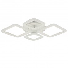 Стельова LED люстра Sunlight 5331/2+2 R білий