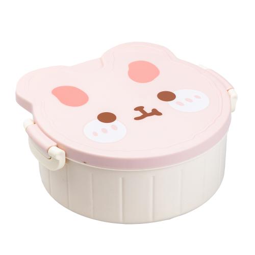 Ланч-бокс дитячий зі столовими приборами TS Kitchen Rabbit 18*18*7 см білий (HP12270W) в інтернет супермаркеті PbayMarket!