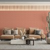 Панель стінова в рулоні 3D 700мм*3,08м*3мм Пудра (D) Sticker Wall SW-00002266