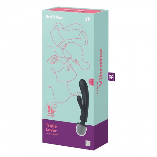 Вібратор Satisfyer Triple Lover (Grey) в інтернет супермаркеті PbayMarket!