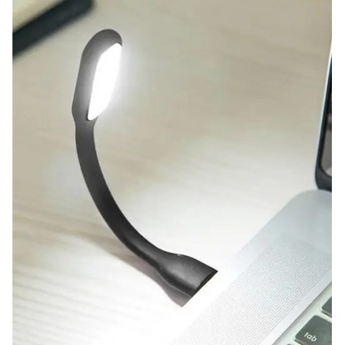 Портативний USB світильник для ноутбука та Power Bank No Brand 169х18х9 мм Чорний (2104618513)