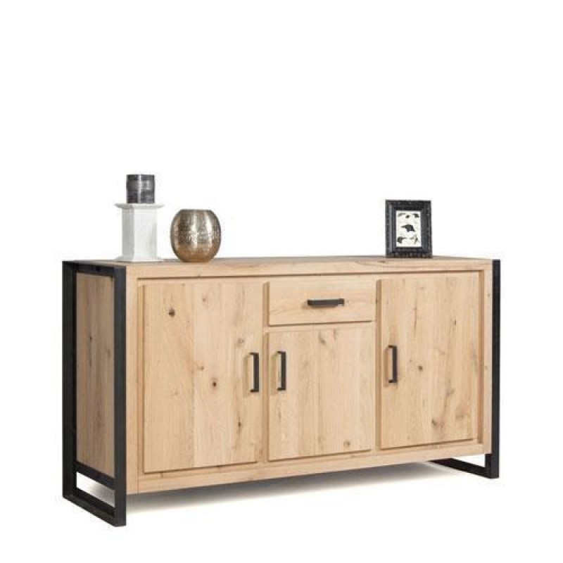 Комод Loft NS-252 830x1600x400 мм Чорний