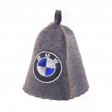 Банна шапка Luxyart BMW Сірий (LA-281)