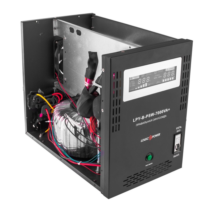 ДБЖ LogicPower LPY-B-PSW-7000VA+ 5000Вт 10A/20A з правильною синусоїдою 48В