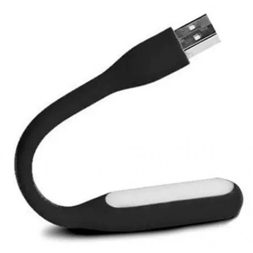 Портативний USB світильник для ноутбука та Power Bank No Brand 169х18х9 мм Чорний (2104618513)