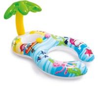 Надувне коло Intex 56590 «Мама та дитина»,  з трусиками, 117 х 75 см