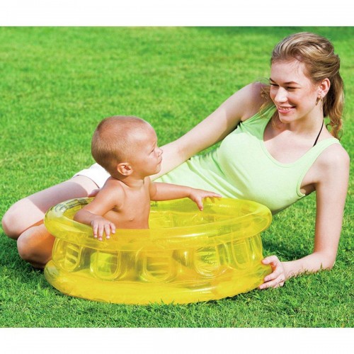 Дитячий надувний басейн Bestway 51112, жовтий, 64 х 25 см (hub_4acpvn)