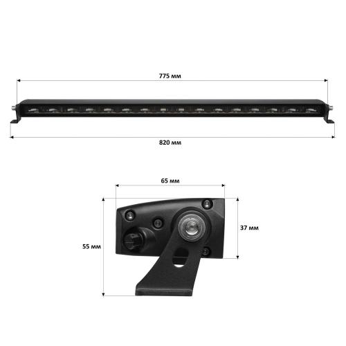 Світлодіодна фара-люстра Starlight 160 watt 10-30V IP68 (SL47-160W)