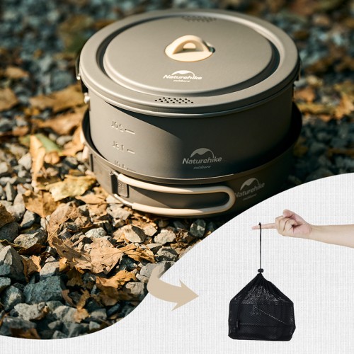 Набір посуду Naturehike CNH22CJ002 4 предмети Сірий (2322602938) Набір посуду Naturehike CNH22CJ002 4 предмети Сірий (2322602938)