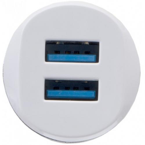 Автомобільний зарядний пристрій inkax CC-12 2USB 2.1A microUSB White (av087-hbr) Автомобільний зарядний пристрій inkax CC-12 2USB 2.1A microUSB White (av087-hbr)