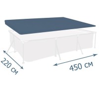 Захисний тент-чохол Intex 28039,  ▭ 450 х 220 см для каркасного басейну