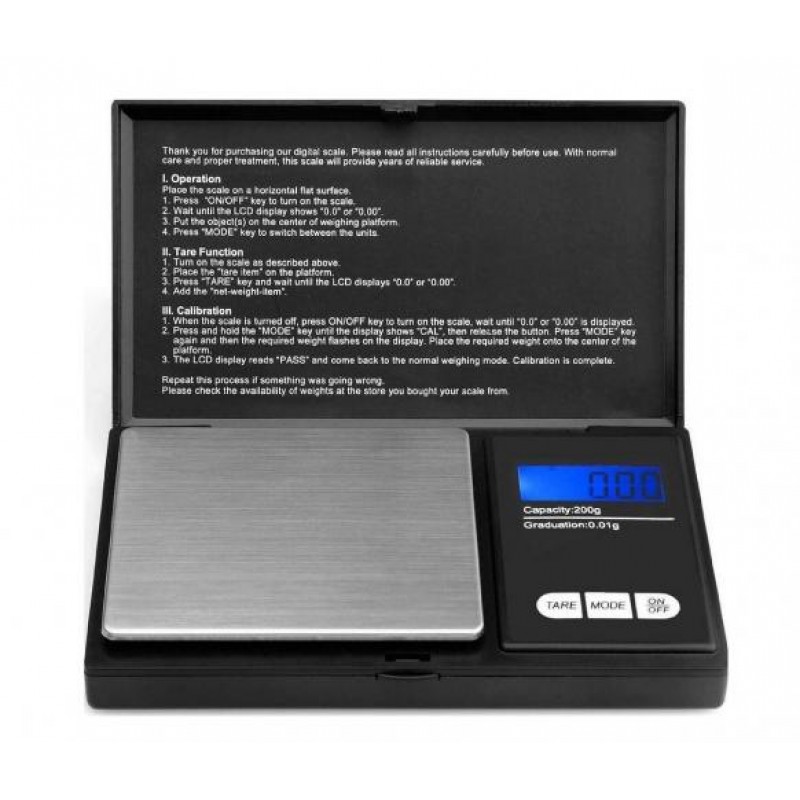 Ваги портативні ювелірні Domotec MS-2020A 200г/0,01г