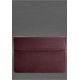 Шкіряний чохол-конверт на магнітах для ноутбука Універсальний Бордовий Crazy Horse BlankNote