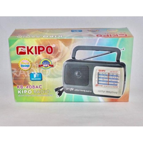 Портативний радіоприймач Kipor KB-408AC на батарейках (5294) Портативний радіоприймач Kipor KB-408AC на батарейках (5294)