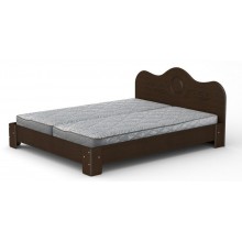 Двоспальне ліжко Компаніт-170 МДФ венге
