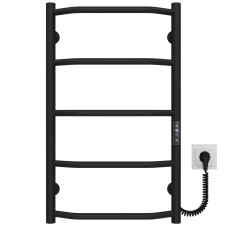 Рушникосушарка електрична Трапеція П5 400х700 Deffi Чорний JD03 (C.TR.70.40.5.E.B.R.1)