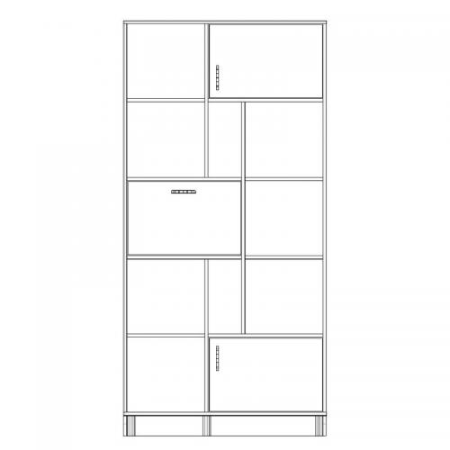 Шафа-Пенал Тиса Мебель ШС-100 Дуб сонома 205x35x100 см Шафа-Пенал Тиса Мебель ШС-100 Дуб сонома 205x35x100 см