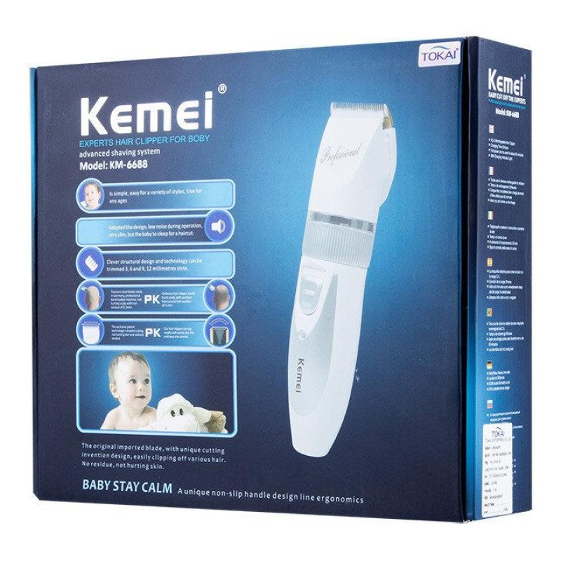 Машинка для стрижки волосся Kemei Km-6688 універсальна