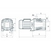 Відцентровий поверхневий насос Насоси+Обладнання JET 110B 112033