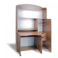 Стіл-Бюро Тиса Мебель Б-4 Горіх лісовий 1940x400x1200 мм Стіл-Бюро Тиса Мебель Б-4 Горіх лісовий 1940x400x1200 мм