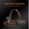 Ліхтар налобний акумуляторний масштабувальний SuperFire HL08 1600 Lumen IP32 Black