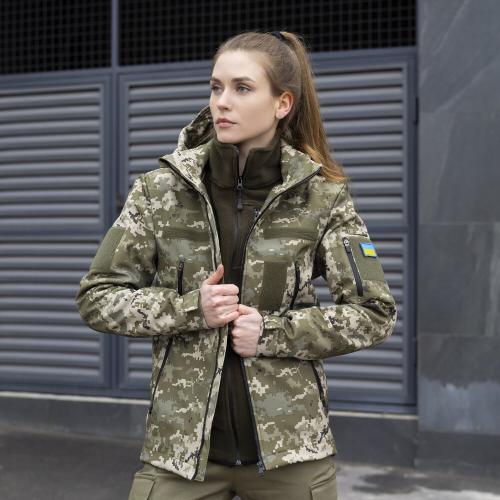 Куртка жіноча тактична Pobedov Motive Military 345740 XXXL Піксель (00000005807) Куртка жіноча тактична Pobedov Motive Military 345740 XXXL Піксель (00000005807)