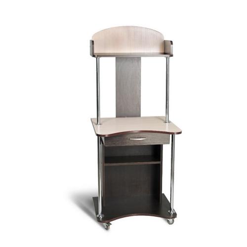 Стіл комп'ютерний Тиса Мебель СК-3 Венге Молочний 1470x600x600 мм