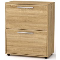 Тумба для взуття ТО-19 Компанит Дуб сонома (70х38х84, 2 см)