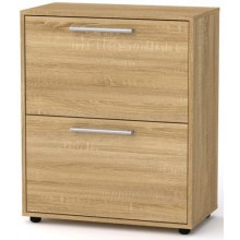 Тумба для взуття ТО-19 Компанит Дуб сонома (70х38х84, 2 см)