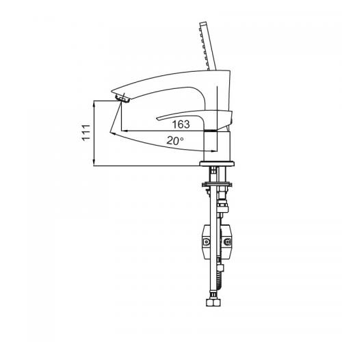 Змішувач на борт ванни Koer KB-43007-05 на 3 отвори (Колір чорний) (KR3453) в інтернет супермаркеті PbayMarket!