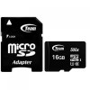 Карта пам'яті MicroSDHC 16GB UHS-I Class 10 Team Black + SD-adapter (TUSDH16GCL10U03) в інтернет супермаркеті PbayMarket!