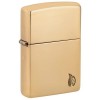 Запальничка Zippo Armor High Polish Brass Flame Design Series Flame 5,6х3,8х1,3 см Золотистий (46397)
