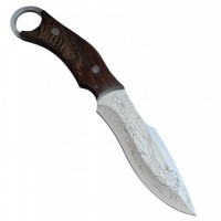 Ніж туристичний Gorillas BBQ 1-2460 24.5 см Коричневий (KN1064) Ніж туристичний Gorillas BBQ 1-2460 24.5 см Коричневий (KN1064)